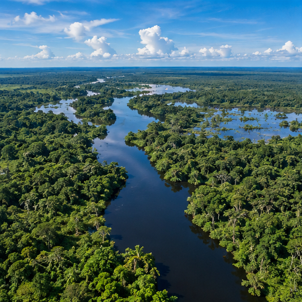 Fotografía aérea de naturaleza y territorio